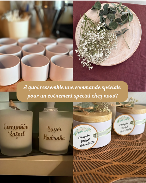 Bougie Unique sur Mesure 🌿